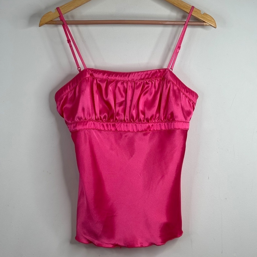 Vintage Y2K Babydoll Tank L Self Esteem Preppy Boho 90s Pink Mean Girls Barbie